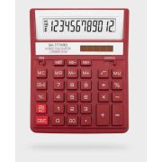 Калькулятор SKAINER /SK-777RD/ 12 раз.(15,7х20,0), красн.