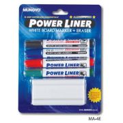 Маркер по доске MUNGYO (набор 4 цвета+стир)