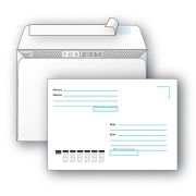 Конверт почтовый 162 х 229 мм, С5, 