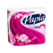 Туалетная бумага PAPIA Таинственный сад экстракт хлопка 3-х сл 4 рул (14)