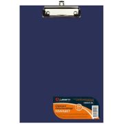 Планшет с верх.зажимом, А4, PVC, синий 	LAMARK441