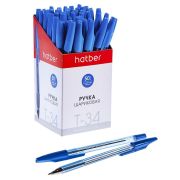 Ручка шар. Hatber  T-34 Синяя 0,7мм чернила на масл.основе / 50шт