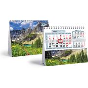 Календарь-домик 3х блоч. с перекид. блоком+курсор «Лето в горах» 2026г,